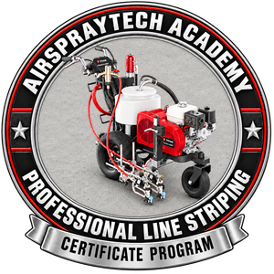 AirSprayTech Academy Professional Line Striping Certificate Program